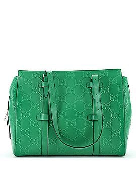 Gucci Tote Bag GG Embossed Perforated Leather (view 1)