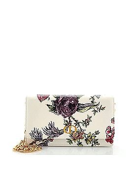 Christian Dior Caro Wallet on Chain Pouch Printed Leather (view 1)