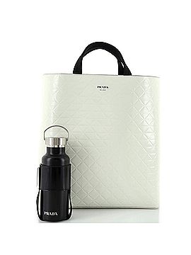 Prada Tote with Water Bottle Quilted Brushed Leather (view 2)