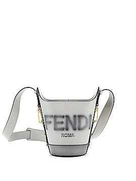 Fendi Logo Bouquet Bucket Bag Leather (view 1)