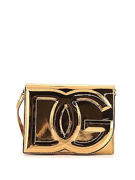 Dolce & Gabbana DG Logo Flap Shoulder Bag Leather Small (view 1)