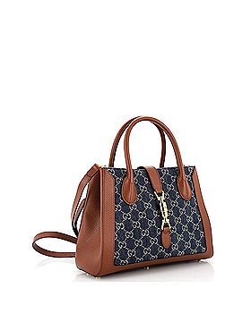 Gucci Jackie 1961 Tote GG Denim and Leather Medium (view 2)