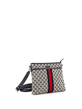 Gucci Front Pocket Web Messenger GG Canvas Small (view 2)