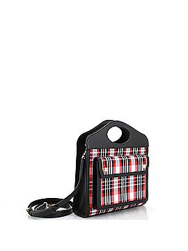 Burberry Pocket Tote Check Canvas with Leather Mini (view 2)