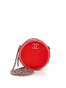 Chanel Color Pop Round Clutch with Chain Quilted Lambskin (view 1)