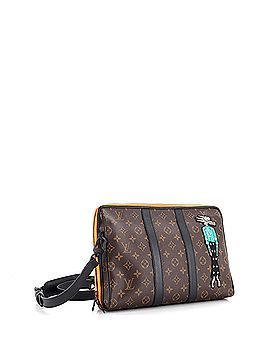 Louis Vuitton Keepall Pouch Monogram Canvas with LV Friends Patch (view 2)