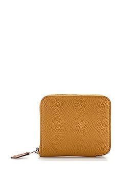 Hermès Azap Zip Around Wallet Silk'in Epsom Compact (view 1)