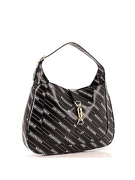 Gucci x Balenciaga The Hacker Project Jackie 1961 Hobo Printed Leather Medium (view 2)