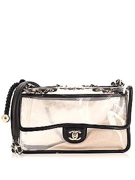 Chanel Sand By The Sea Pearl Flap Bag PVC with Lambskin Medium (view 1)