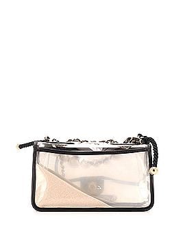 Chanel Sand By The Sea Pearl Flap Bag PVC with Lambskin Medium (view 2)