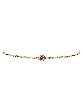Cartier D'Amour Bracelet 18K Rose Gold with Pink Sapphire (view 1)