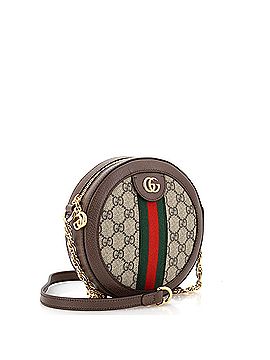 Gucci Ophidia Round Shoulder Bag GG Coated Canvas Mini (view 2)