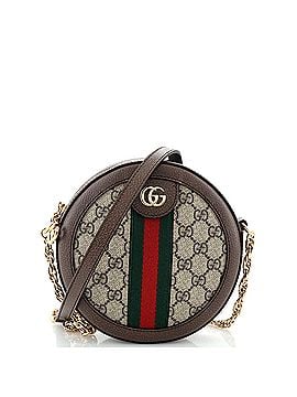 Gucci Ophidia Round Shoulder Bag GG Coated Canvas Mini (view 1)