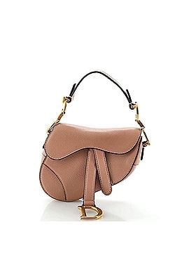 Christian Dior Saddle Handbag Leather Micro (view 1)