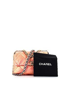Chanel 19 Flap Bag Quilted Iridescent Calfskin Large (view 2)