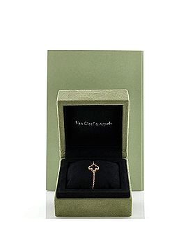 Van Cleef & Arpels Sweet Alhambra Bracelet 18K Rose Gold and Carnelian (view 2)