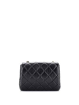 Chanel Chain Woven CC Square Accordion Flap Bag Quilted Lambskin Mini (view 2)