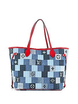 Louis Vuitton Neverfull Tote Damier and Monogram Patchwork Denim MM (view 1)