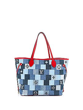 Louis Vuitton Neverfull Tote Damier and Monogram Patchwork Denim MM (view 2)