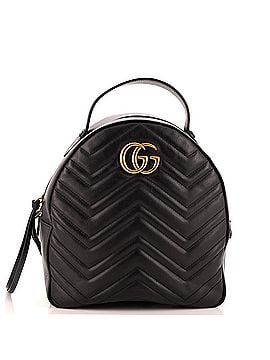 Gucci GG Marmont Backpack Matelasse Leather Small (view 1)