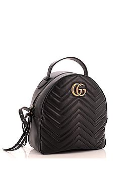 Gucci GG Marmont Backpack Matelasse Leather Small (view 2)