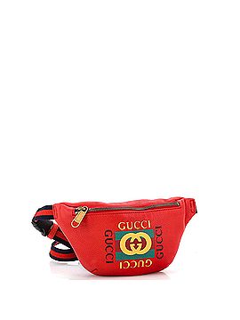Gucci Logo Belt Bag Printed Leather Small (view 2)