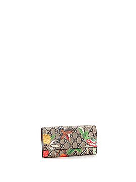 Gucci Continental Wallet Tian Print GG Coated Canvas (view 2)