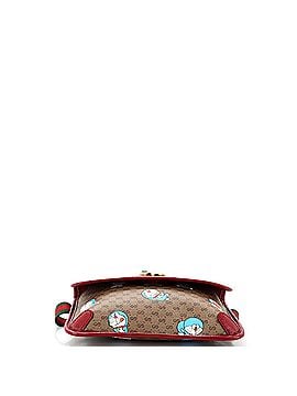 Gucci Doraemon Web Flap Belt Bag Printed Mini GG Coated Canvas (view 2)