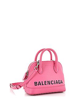 Balenciaga Logo Ville Bag Leather XXS (view 2)