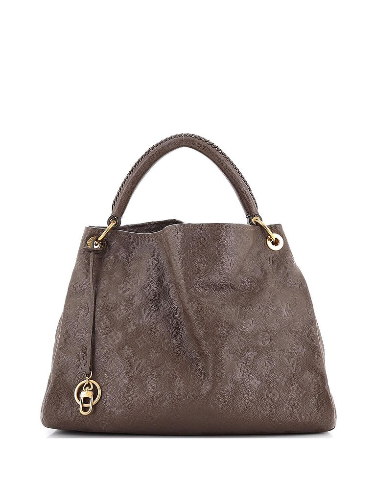 Louis Vuitton 100% Leather Brown Artsy Handbag Monogram Empreinte Leather MM One Size - photo 1