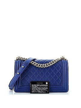 Chanel Boy Flap Bag Quilted Calfskin Old Medium (view 2)