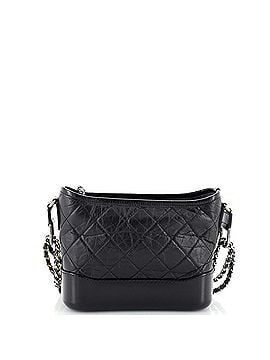 Chanel Gabrielle Hobo Embellished Quilted Aged Calfskin Small (view 2)