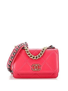 Chanel 19 Wallet on Chain Quilted Lambskin (view 1)