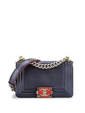Chanel Boy Flap Bag Cube Embossed Lambskin Small (view 1)