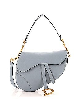 Christian Dior Saddle Handbag with Strap Leather Medium (view 1)