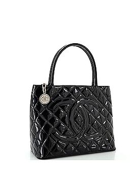 Chanel Medallion Tote Quilted Patent (view 2)