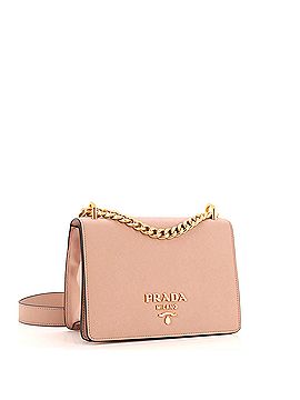 Prada Chain Flap Bag Saffiano Leather Small (view 2)