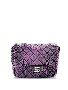 Chanel Denimpression Flap Bag Quilted Distressed Denim Small (view 1)