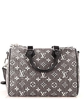 Louis Vuitton Speedy Bandouliere Bag Monogram Jacquard Denim 25 (view 1)