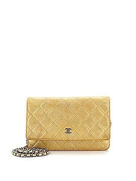 Chanel Wallet on Chain Quilted Lizard (view 1)