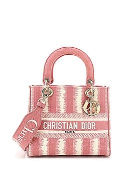 Christian Dior Lady D-Lite Bag Striped Canvas Medium (view 1)