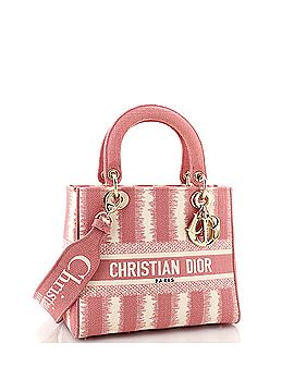 Christian Dior Lady D-Lite Bag Striped Canvas Medium (view 2)