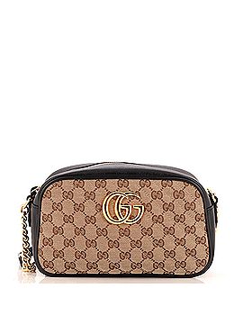 Gucci GG Marmont Shoulder Bag Diagonal Quilted GG Canvas Small (view 1)