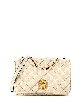 Versace Medusa Icon Chain Flap Bag (Outlet) Quilted Leather Medium (view 1)