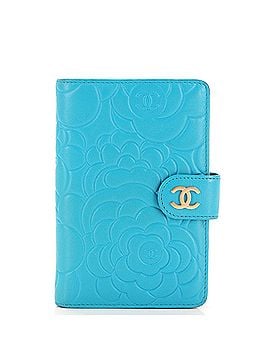 Chanel CC French Wallet Camellia Lambskin Small (view 1)