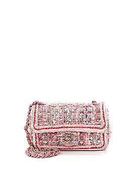 Chanel Classic Single Flap Bag Braided Quilted Tweed Mini (view 1)