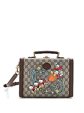 Gucci Disney Donald Duck Top Handle Beauty Case Printed GG Coated Canvas (view 1)