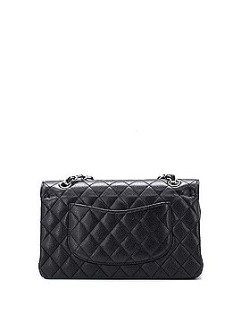 Chanel Vintage Classic Double Flap Bag Quilted Caviar Medium (view 2)
