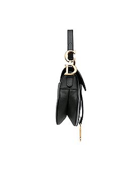 Dior Mini Leather Saddle Bag (view 2)