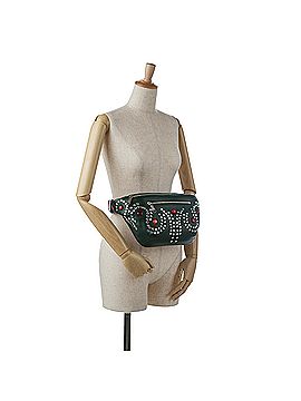 Gucci Crystal Embellished Web Belt Bag (view 2)